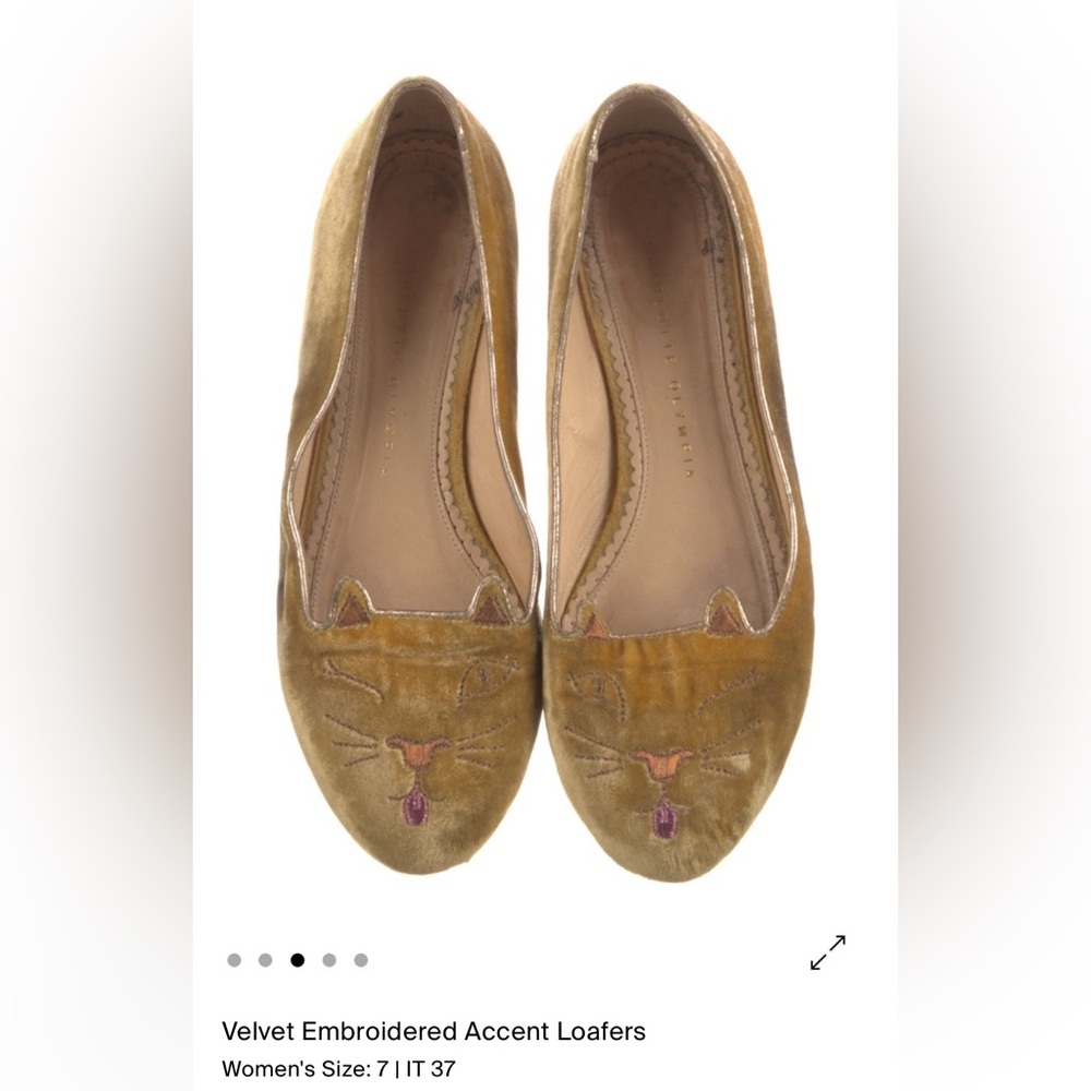 Charlotte Olympia ballet flats kitty